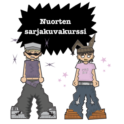 Nuorten sarjakuvakurssi 12-18-vuotiaille / Kev&auml;t 2026